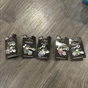 Disney Parks Mickey Mouse Pin Set